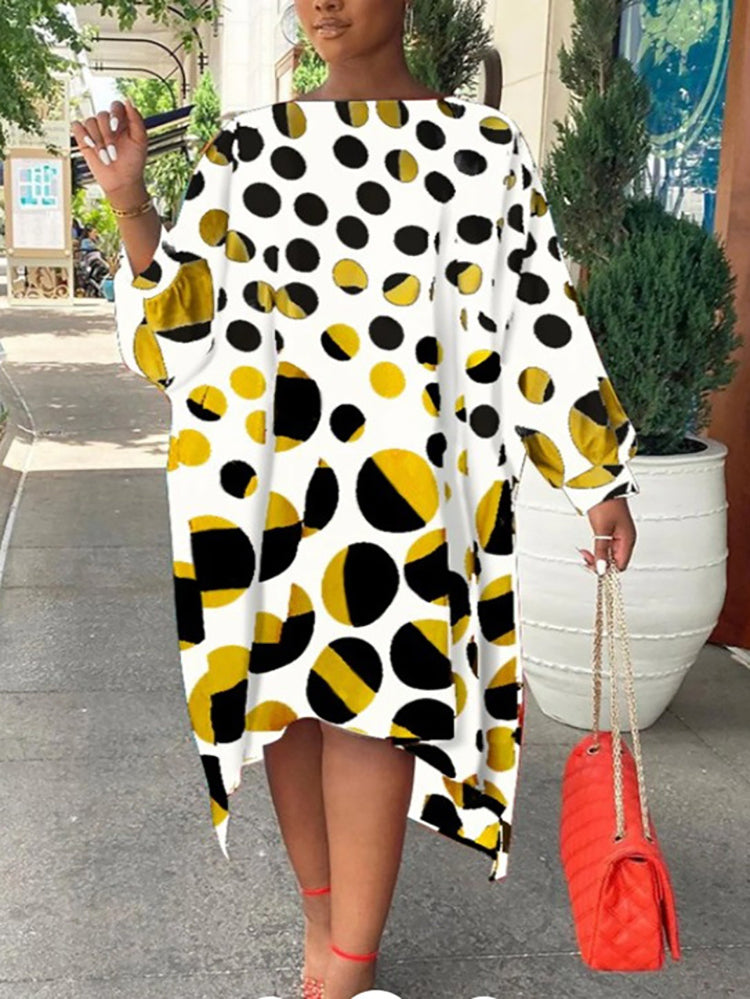 Polka Maxi Dress