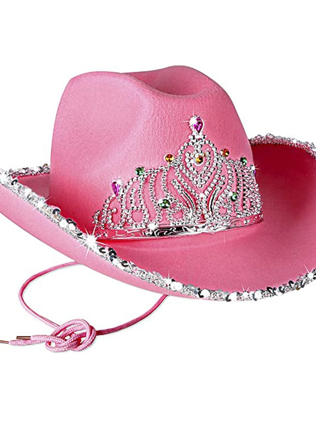 Hat Bucket Hat Flat Cap Light Pink Pink Fuchsia Party Outdoor Special Occasion Beaded Star Print Comfort Warm Breathable for Women