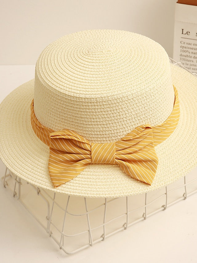Sun Hat Straw Hat Daily Holiday Straw Vacation Casual Beach Sunscreen Casual / Daily 1 pcs for Women