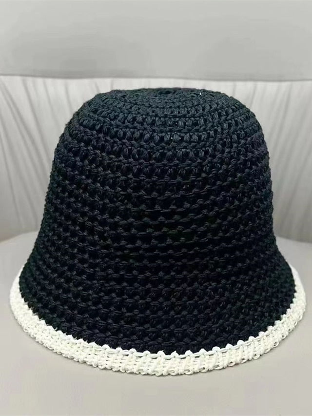 Simple Bucket Hat Spring Summer Casual Fisherman Caps for Women Couple Basin Hats for Women