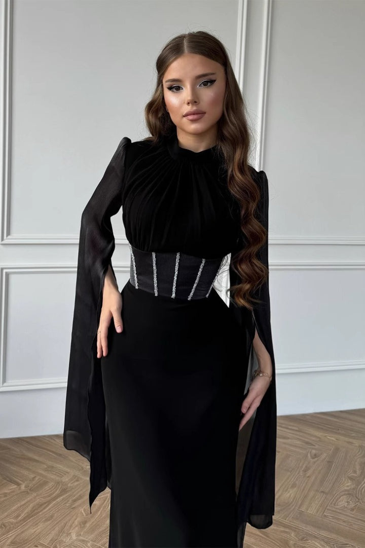 Gothic Flowy Long Maxi Dress