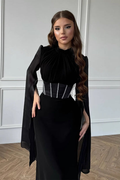 Gothic Flowy Long Maxi Dress