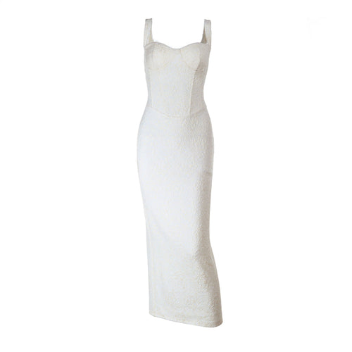 V neck slit zip-up cami maxi dress  | Festival Outfits Women