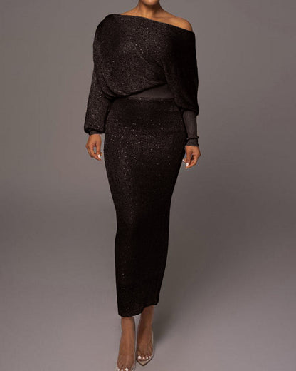 Women’s Sleeve Sequin Evening Dress | Ideal for Spring/Summer