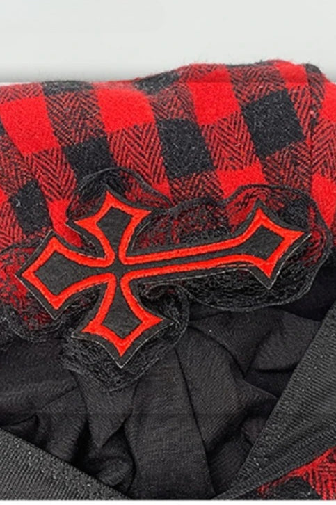 Retro Checked British Style Harajuku Hat