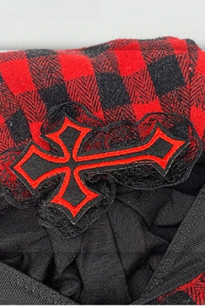 Retro Checked British Style Harajuku Hat
