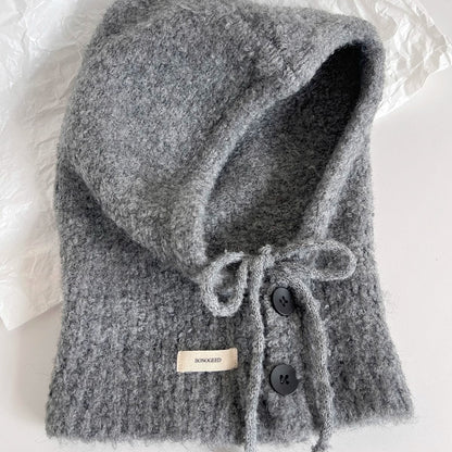 Vintage Balaclava Knit Neck Warmer Hat