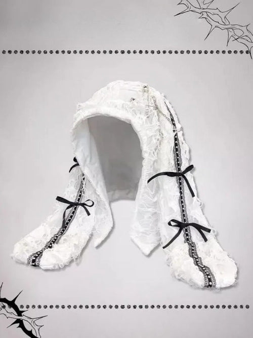 Harajuku Gothic Lolita Bunny Ear Punk Y2K Hat