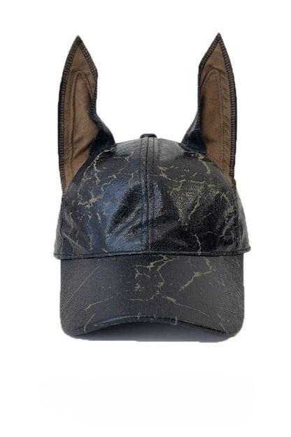 Y2K Punk Rivet Doberman Ear Baseball Hat