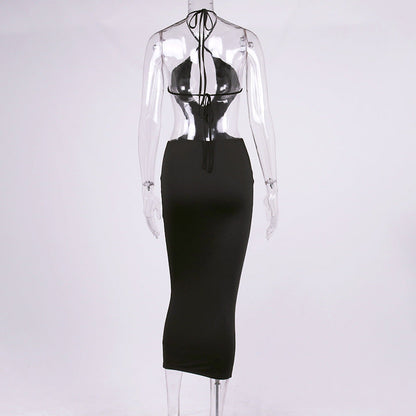 Roxanne Halter Cut-Out Maxi Dress