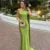 Women Satin Ribbon Halter Party Evening Dress Women Elegant Backless Off Shoulder Sleeveless Long Dresses Fashion Lady Robes