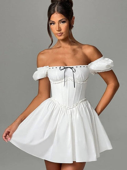 Elegant Sleeveless Tight Pleated Dress For Women Autumn  New Sexy Backless Short Skirt Party Club Slim Evening Dress