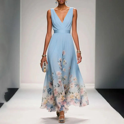 Arabella | Flowing Floral Maxi Dress