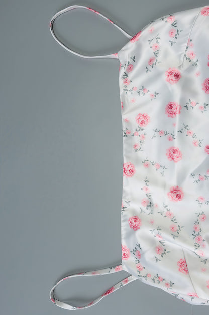 Floral Off Shoulder Cami Bodycon Chic Maxi Dress