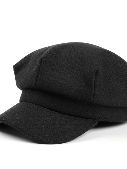 Women Men Newsboy Hat Cap Packable Newsboy Navy Hat Cap Classic Solid Beret Yacht Captain Sailor Fishermen's Hat Cap for Women
