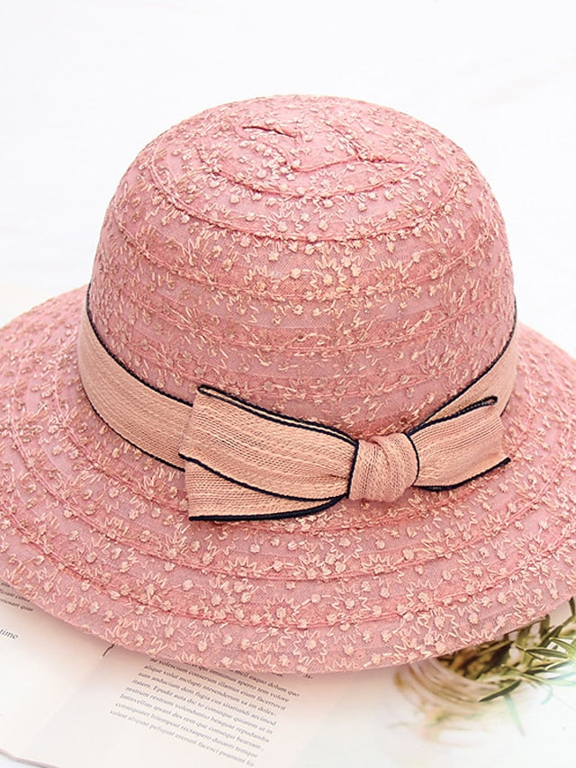 Party Hat Party Street Holiday Bow Solid Color Beige Gray Hat Fall Winter Spring Summer Beach for Women