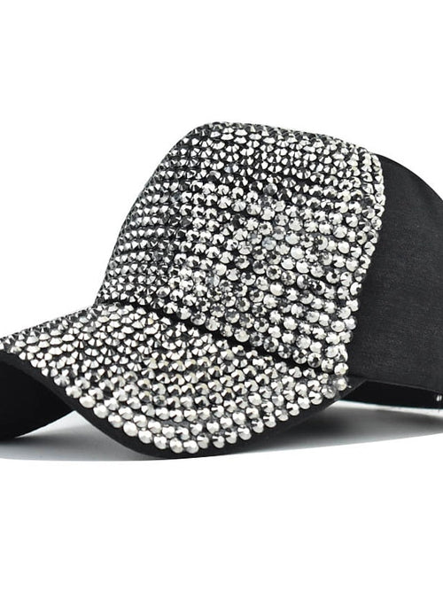 1pcs Summer Ladies Baseball Cap Wild Spring and Autumn Rhinestone Caps Fashion Personality Street Highlights Hip-hop Hats for Women