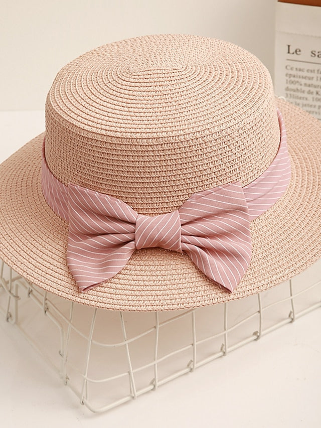 Sun Hat Straw Hat Daily Holiday Straw Vacation Casual Beach Sunscreen Casual / Daily 1 pcs for Women