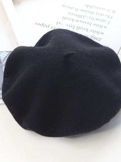 Hat Beret Hat Winter Hats Green Black Purple Outdoor Street Dailywear Knit Pure Color Comfort Warm Breathable for Women