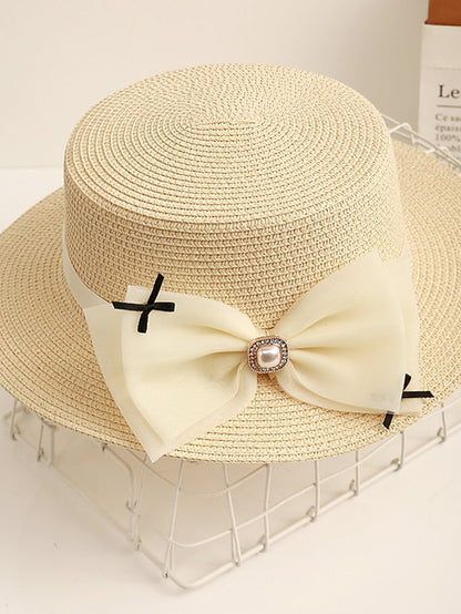 Sun Hat Straw Hat Daily Holiday Straw Vacation Beach Sunscreen Casual / Daily 1 pcs for Women