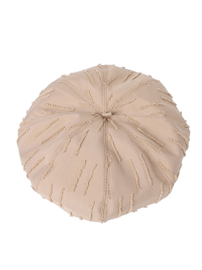 Fashion Black Beret Women Spring Summer Thin Breathable Painter Hat Trendy Artist Hat for Women