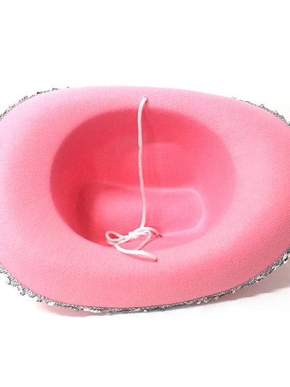 Hat Bucket Hat Flat Cap Light Pink Pink Fuchsia Party Outdoor Special Occasion Beaded Star Print Comfort Warm Breathable for Women