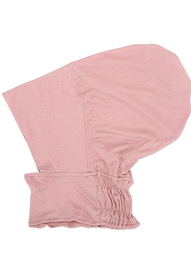 Muslim Underscarf Women Veil Hijab Bonnet Solid Color Scarf Turbans Head scarves For Female Hijab Cap Islamic Hat Turbante Mujer for Women