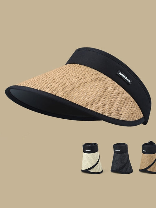 Straw Hat Outdoor Daily Holiday Straw Sports & Outdoors Casual Beach Sunscreen Casual / Daily 1 pcs for Women