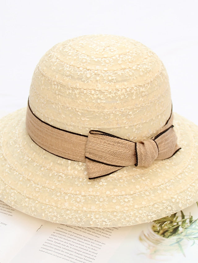 Party Hat Party Street Holiday Bow Solid Color Beige Gray Hat Fall Winter Spring Summer Beach for Women