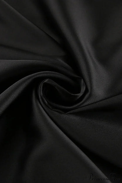 Halter Draped Satin Curvy Maxi Dress