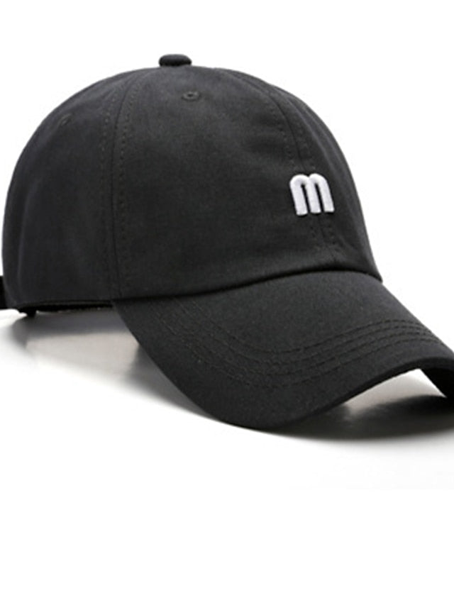 Men's Sun Hat Baseball Hat Daily Holiday Solid / Plain Color Cotton Sports & Outdoors Simple Breathability Casual / Daily 1 pcs for Women