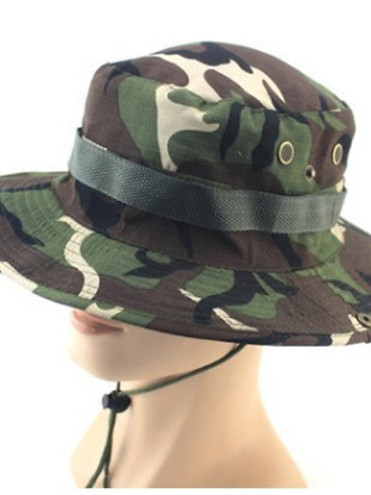 Men's Bucket Cloche Hat Outdoor Daily 3D Dgital Print Polyester Cloth Vacation Casual Outdoor 1 pcs for Women