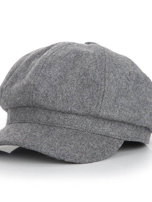 Hat Beret Hat Black Gray Street Daily Pure Color Pure Color Warm for Women