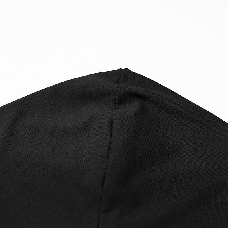 Long sleeve hoodie gloves ruffle maxi dress  | Festival Outfits Women