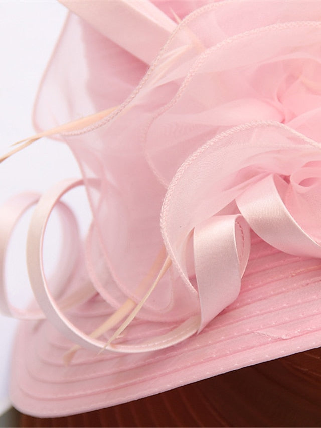 Hat Bucket Hat Sun Hat Light Pink Green Black Party Outdoor Dailywear Floral Floral Portable Windproof Comfort for Women