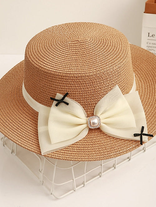 Sun Hat Straw Hat Daily Holiday Straw Vacation Beach Sunscreen Casual / Daily 1 pcs for Women