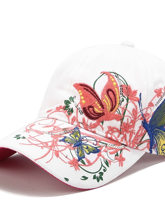 Baseball Hat Outdoor Daily Holiday Embroidery Oxford Cotton Casual Casual / Daily 1 pcs for Women