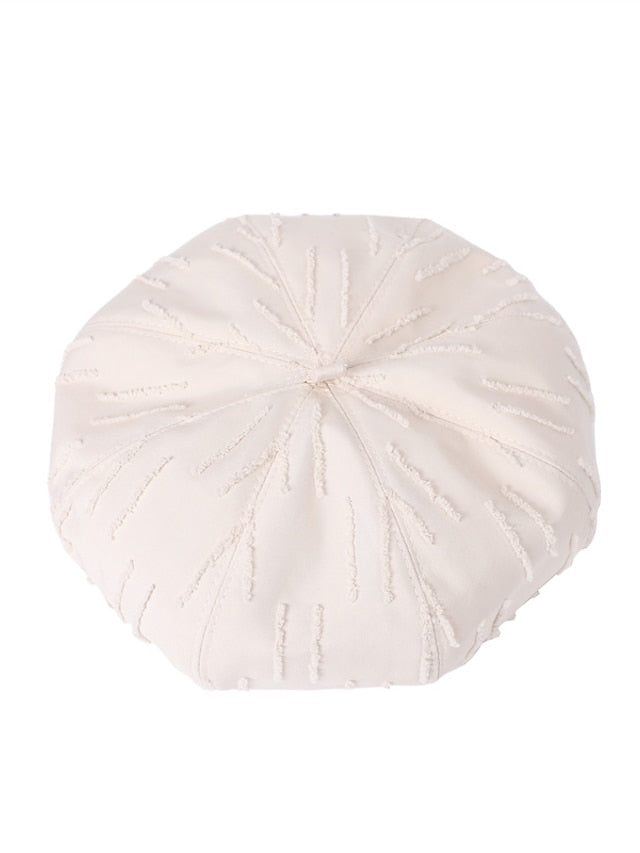 Fashion Black Beret Women Spring Summer Thin Breathable Painter Hat Trendy Artist Hat for Women