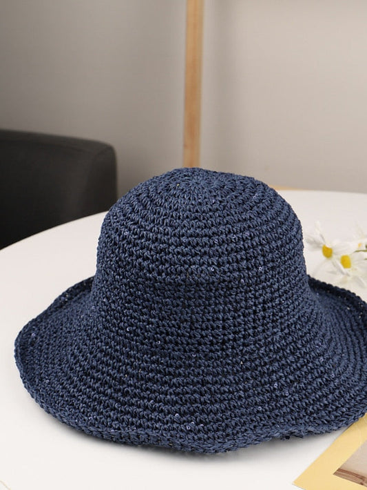 Hat Straw Hat Sun Hat Light Pink Light Brown khaki Outdoor Street Weekend Pure Color Pure Color Portable Breathable for Women