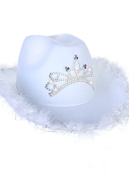 Hat Bucket Hat Flat Cap Light Pink Pink Fuchsia Party Outdoor Special Occasion Beaded Star Print Comfort Warm Breathable for Women
