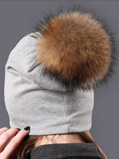 Hat Beanie / Slouchy Black Light Gray Dark Gray Outdoor Home Daily Knit Pure Color Windproof Comfort Warm for Women